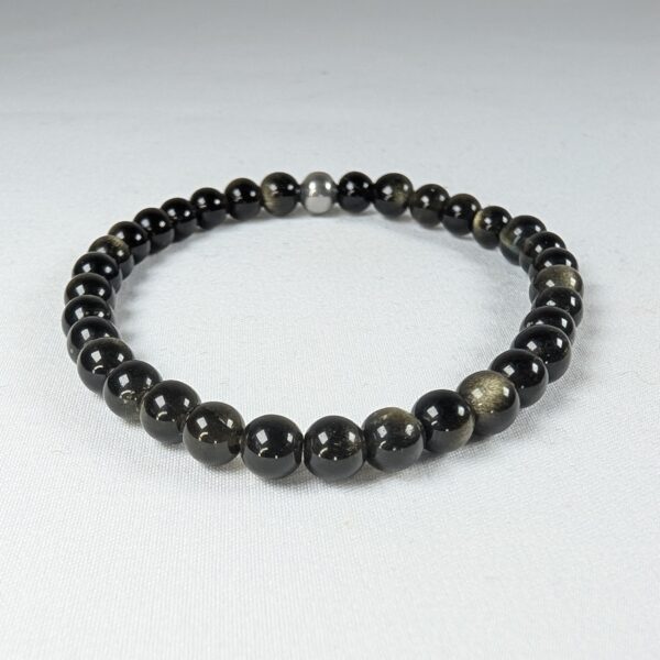 Bracelet Obsidienne œil céleste – Image 3