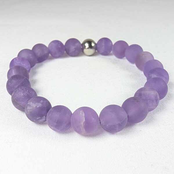Bracelet Améthyste mat