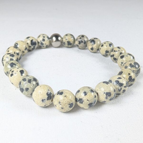 Bracelet Jaspe Dalmatien