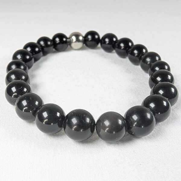 Bracelet Obsidienne œil céleste