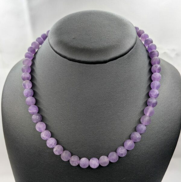 Collier Améthyste mat