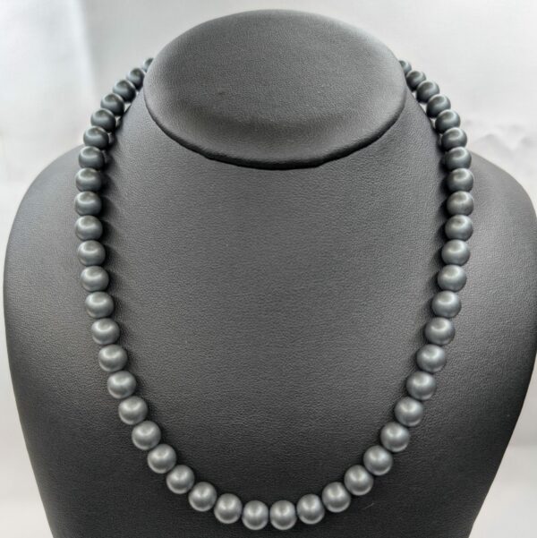 Collier Hématite mat