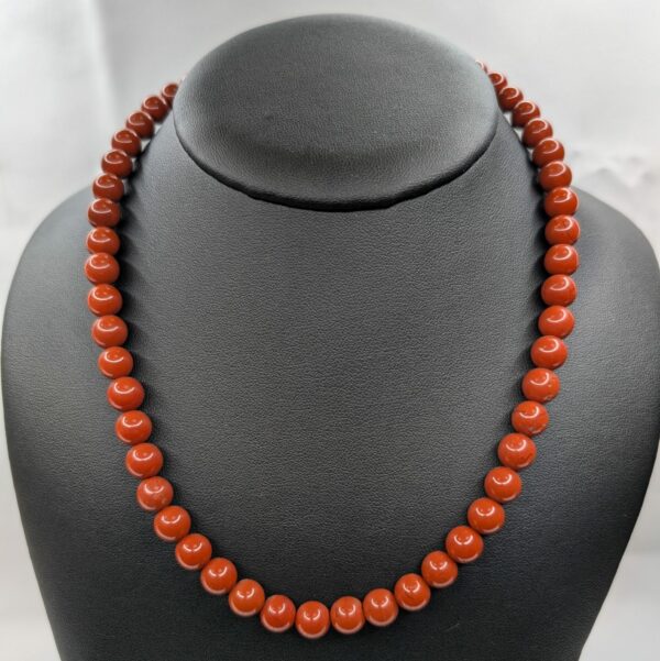 Collier Jaspe rouge